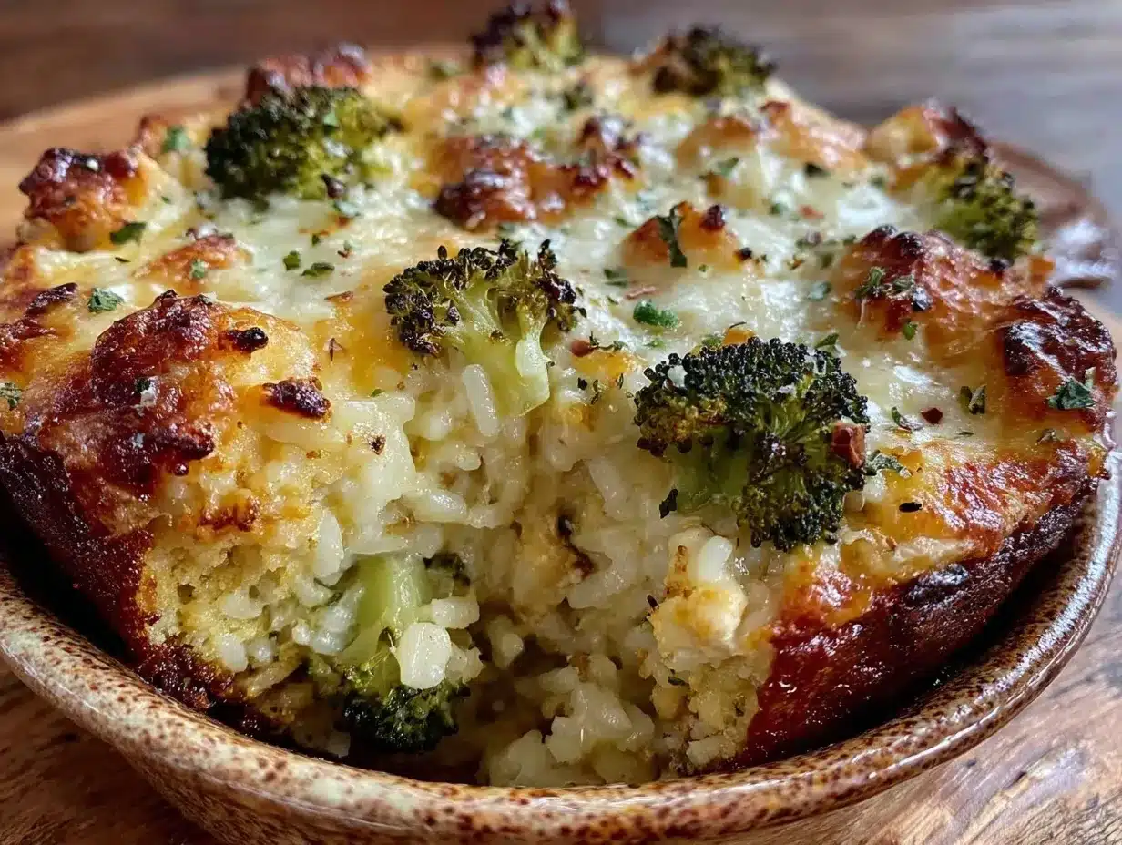 quick cheesy broccoli chicken rice casserole preparation steps