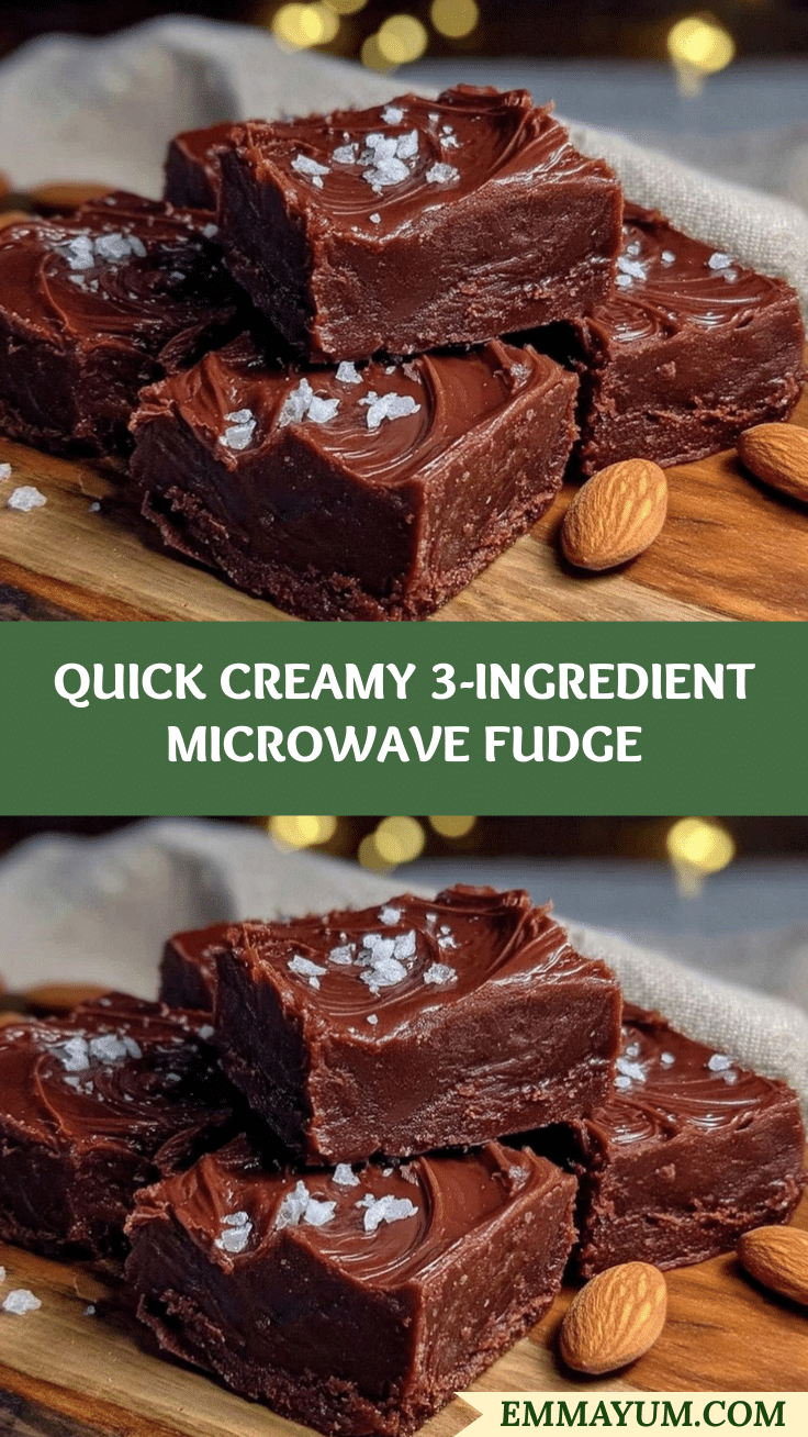 quick creamy microwave fudge recipe