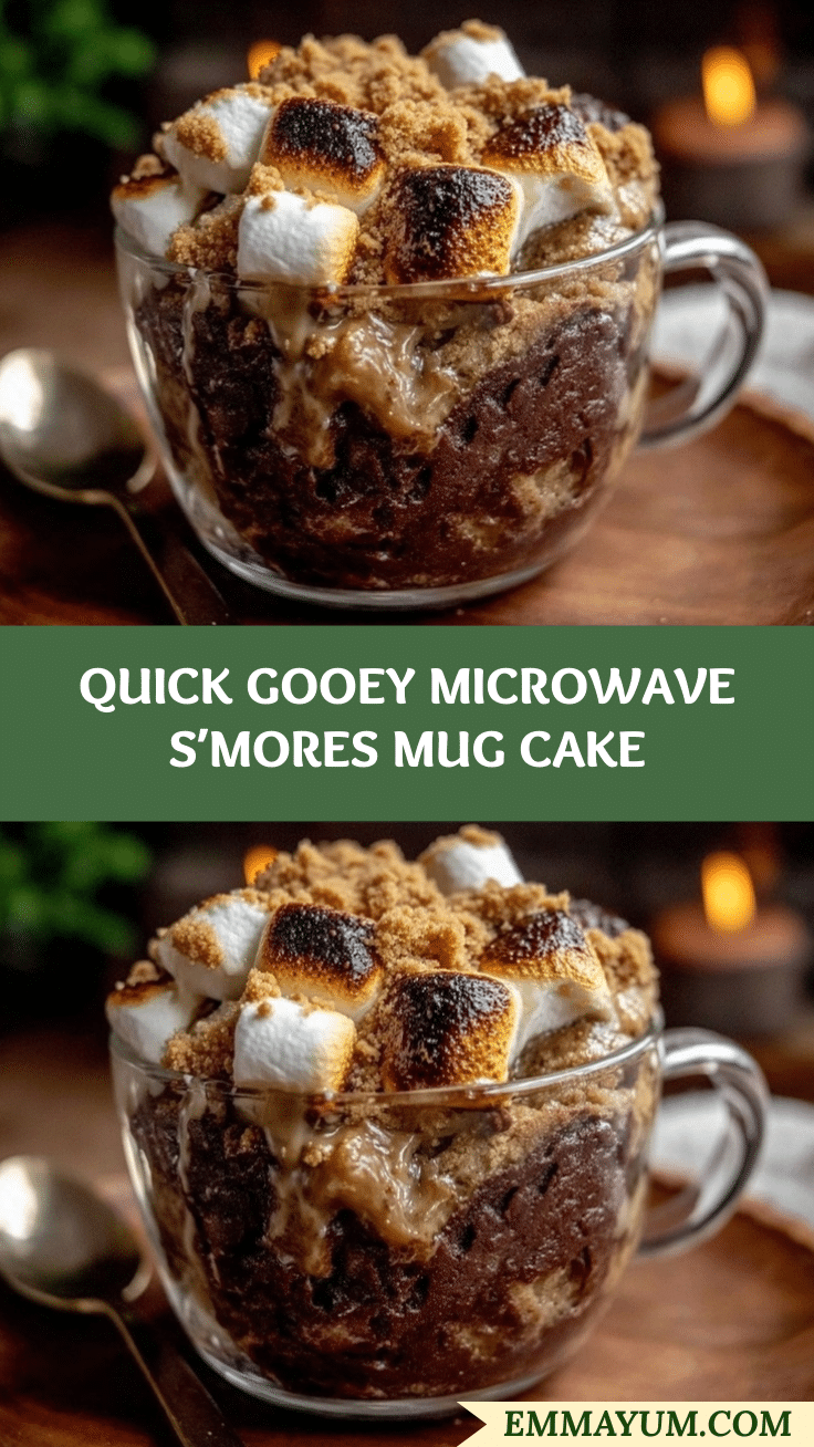 quick easy microwave smores mug cake recipe recipe