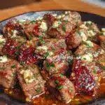 quick garlic butter steak bites - featured image