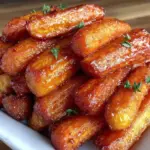 savory honey roasted carrots - featured image