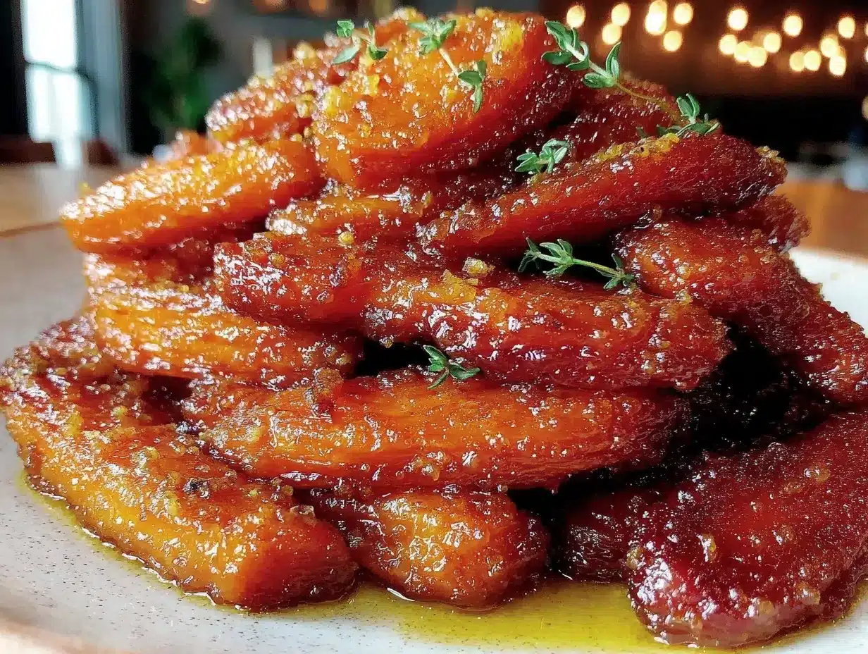 savory honey roasted carrots preparation steps