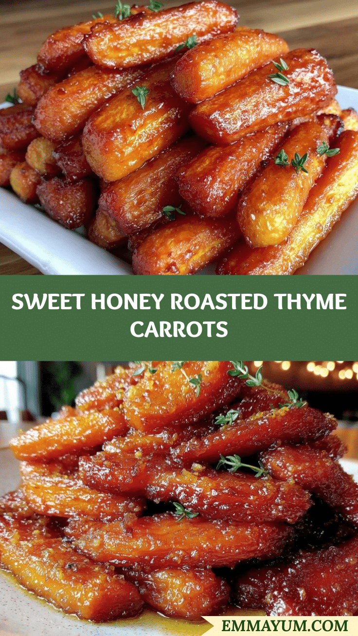 savory honey roasted carrots recipe