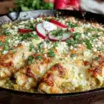 skillet chicken enchiladas - featured image