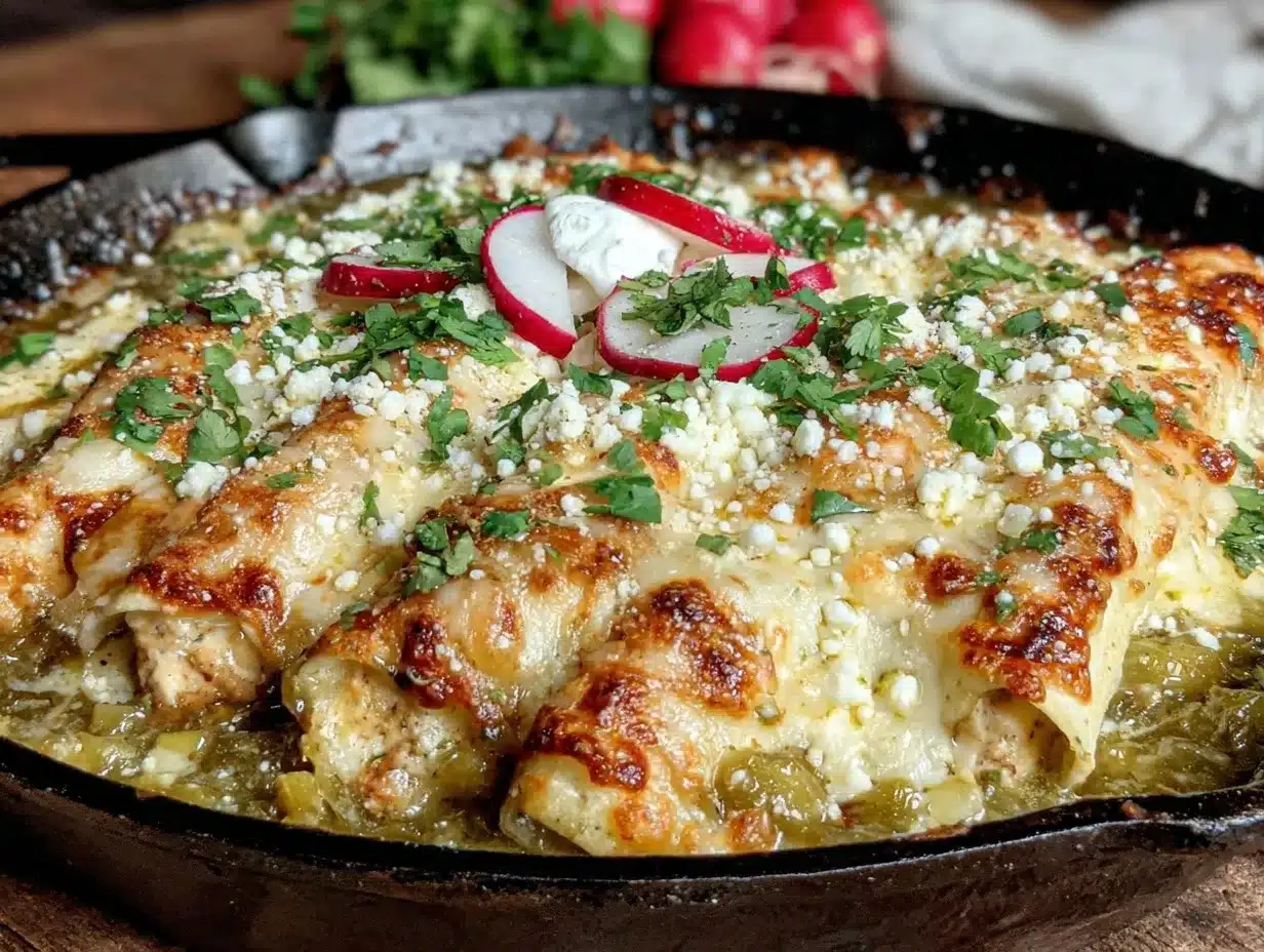 skillet chicken enchiladas preparation steps