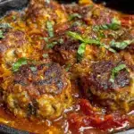 skillet turkey meatballs - featured image