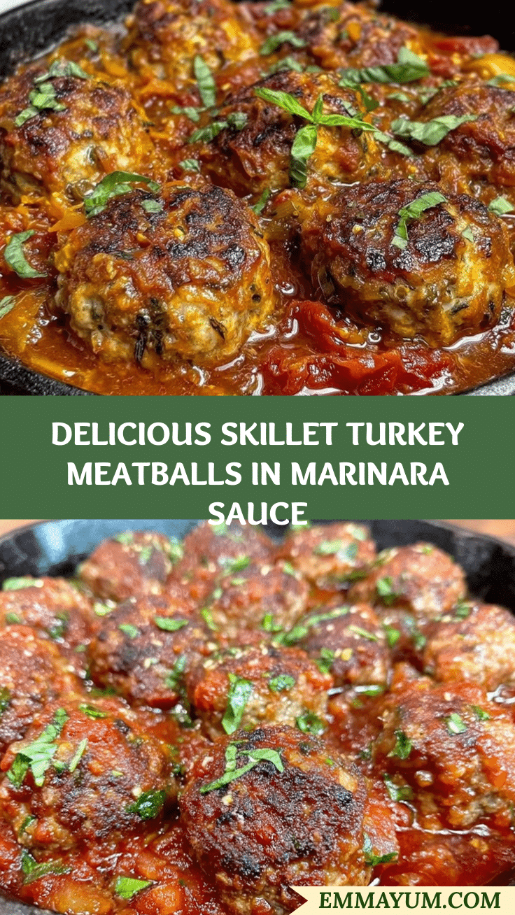 skillet turkey meatballs recipe