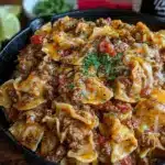 skillet turkey taco pasta - featured image