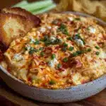 slow cooker buffalo chicken dip - featured image
