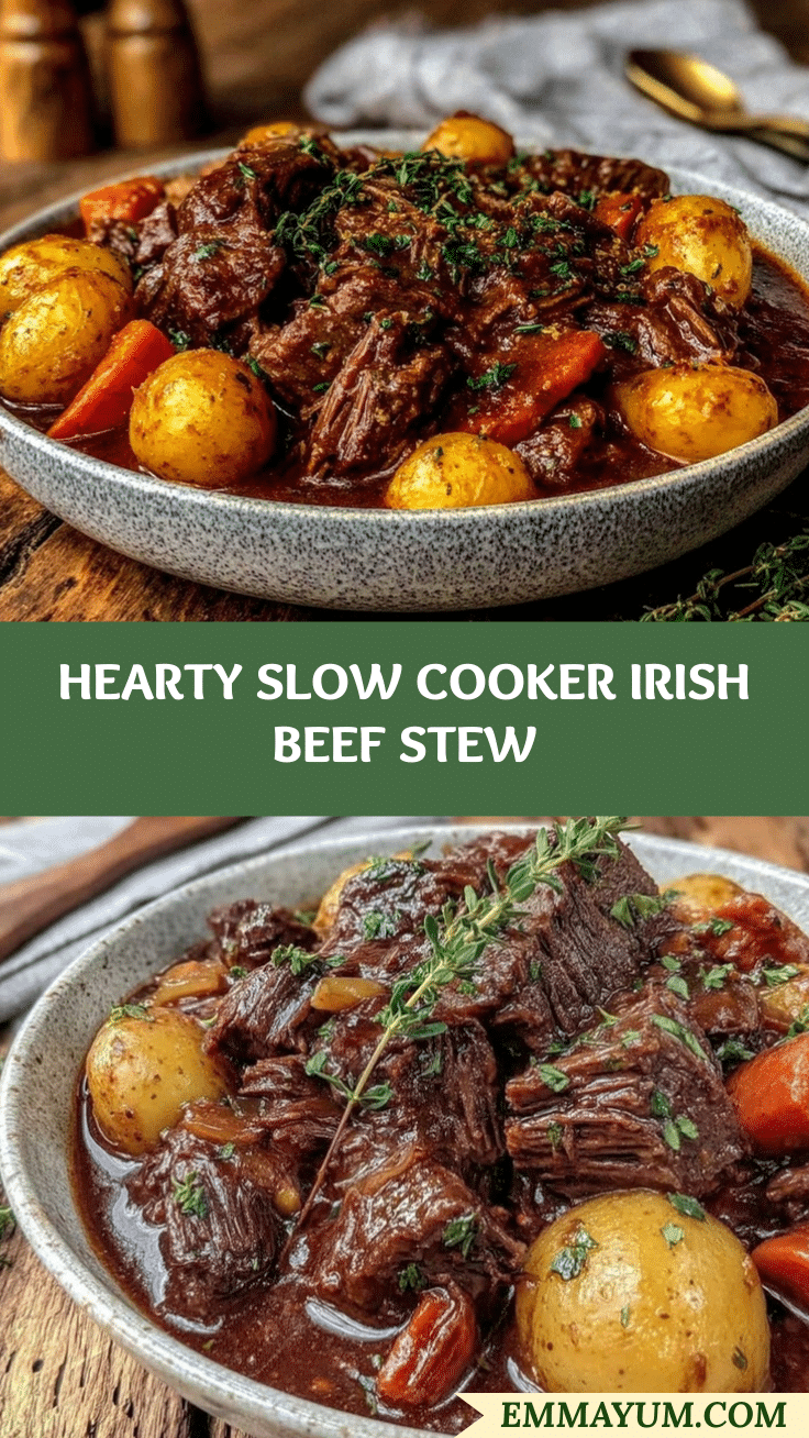 slow cooker irish beef stew recipe
