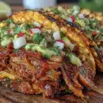 slow cooker pork carnitas tacos - featured image