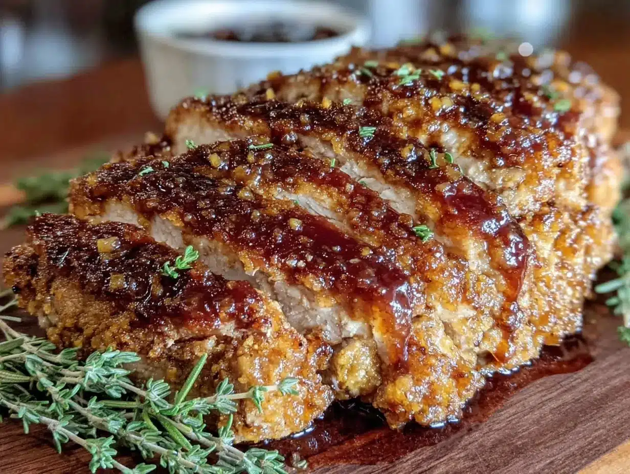 tender crockpot brown sugar garlic pork loin preparation steps