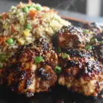 Blackstone Hibachi Chicken with Fried Rice - featured image