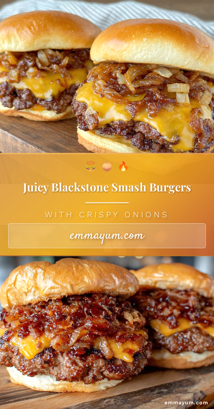 blackstone smash burgers recipe