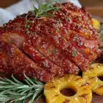 brown sugar glazed ham - featured image