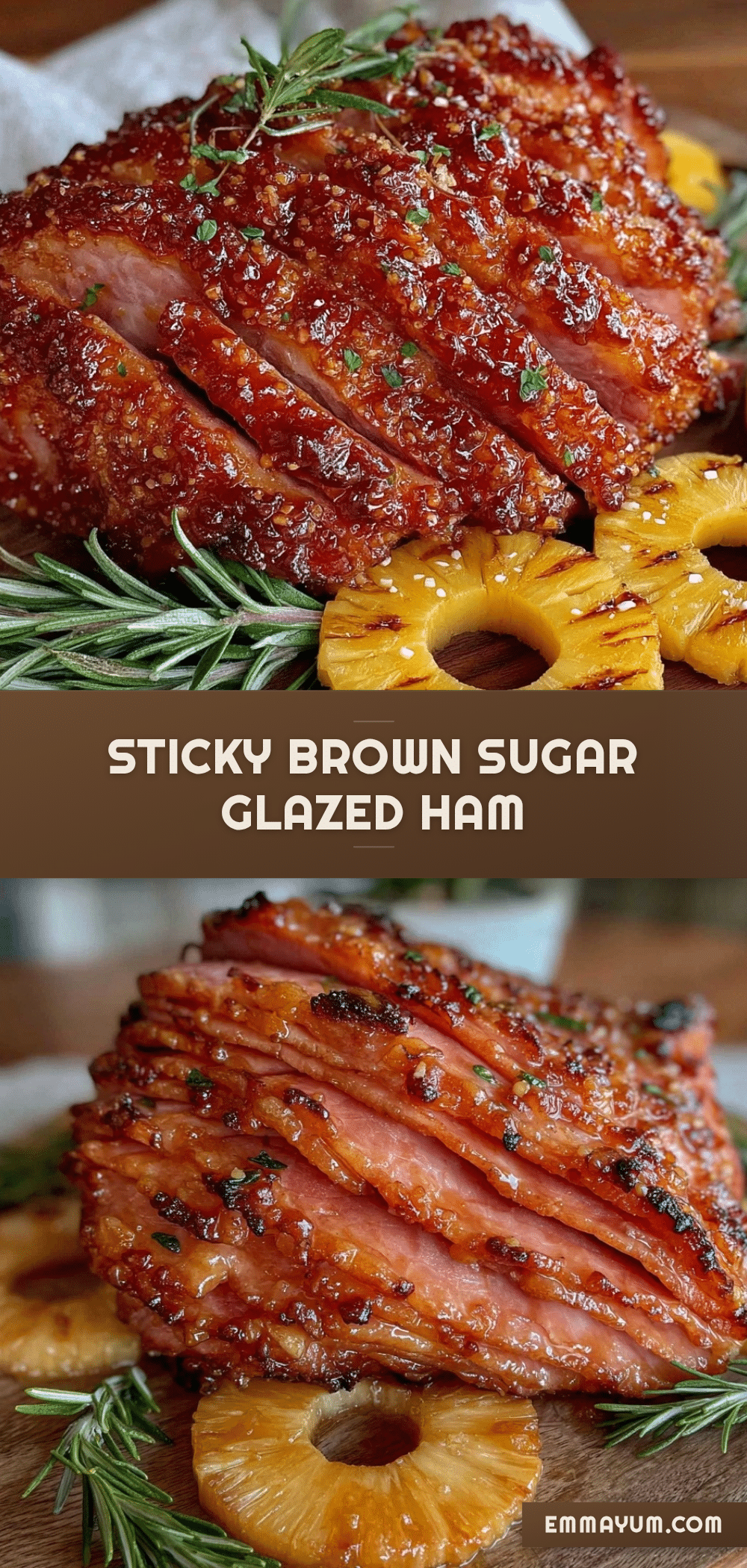 brown sugar glazed ham recipe