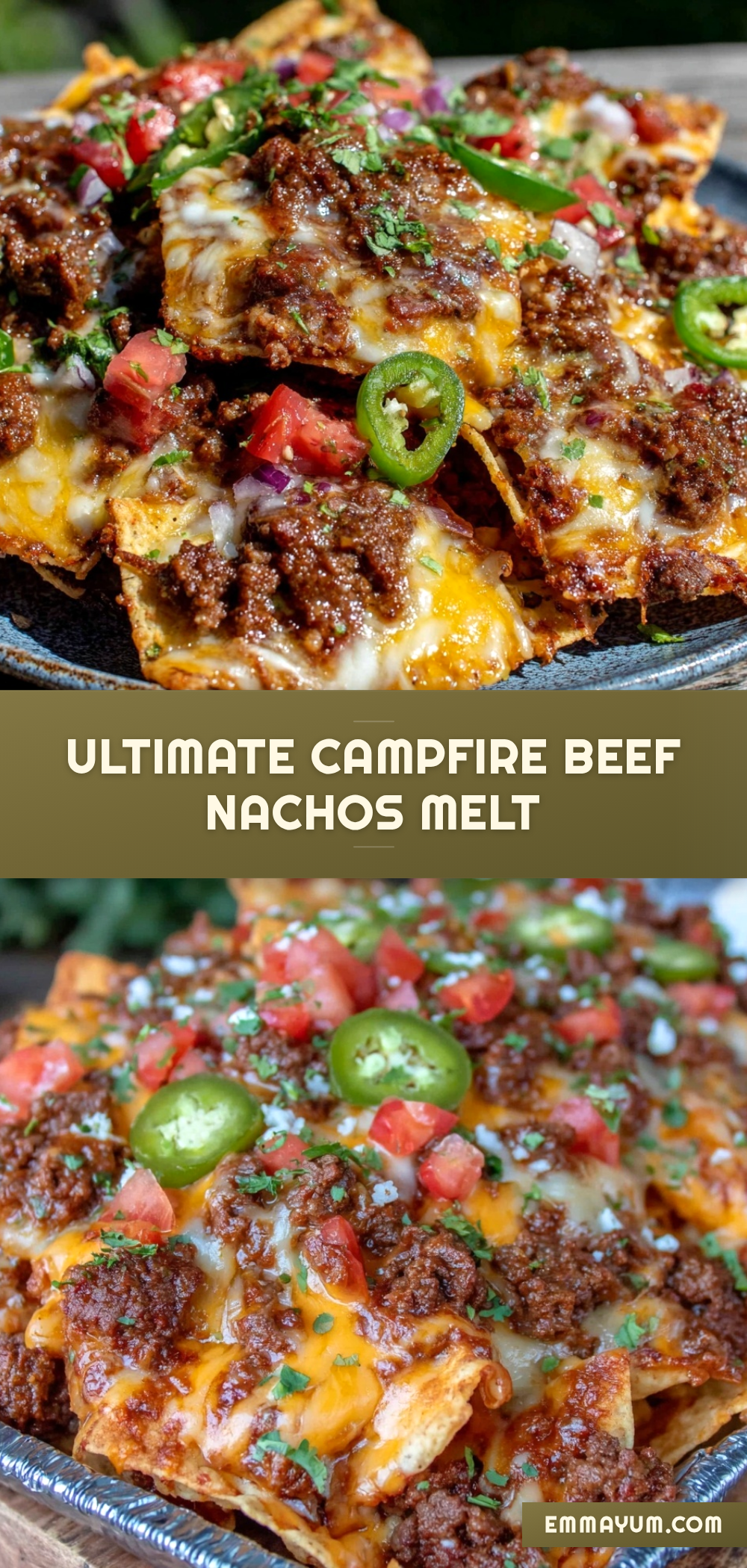 campfire foil pack loaded nachos recipe