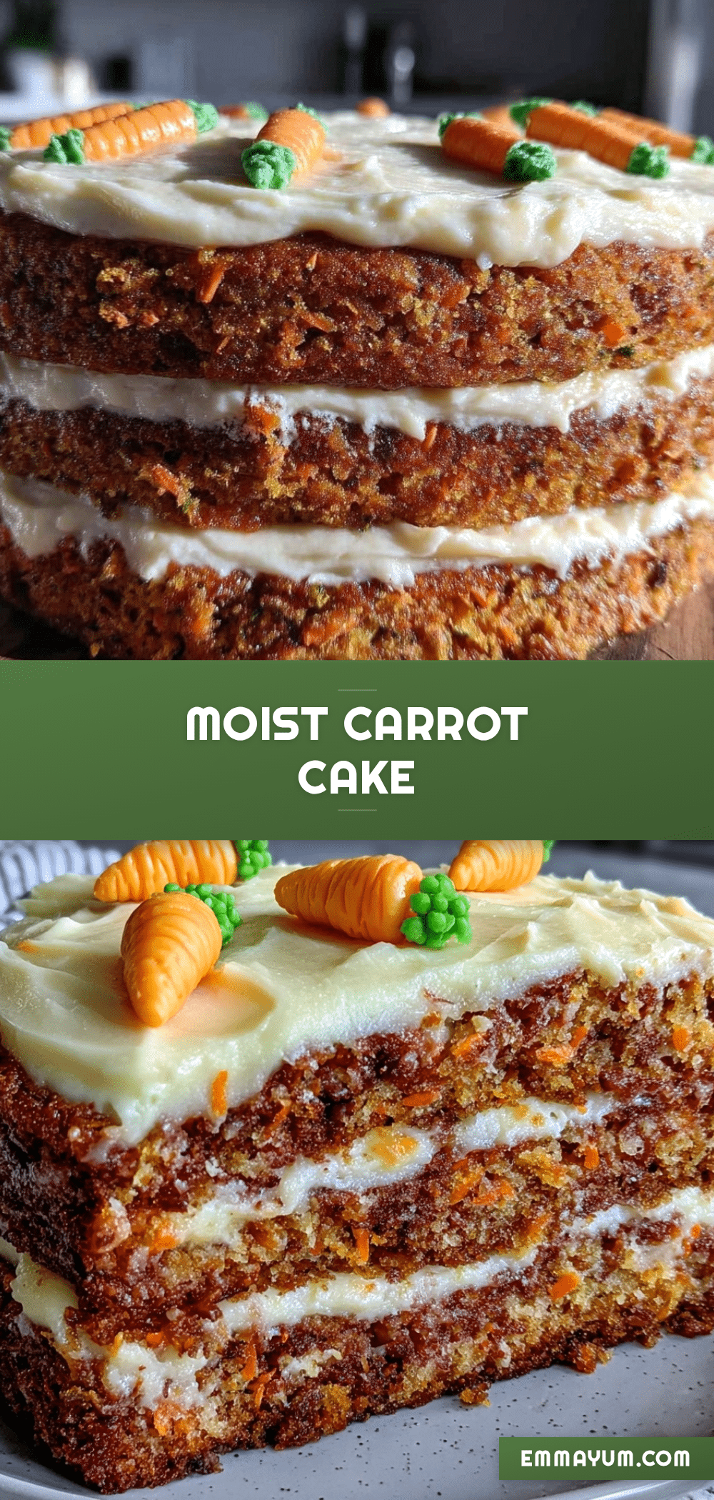 carrot cake layer cake with cream cheese frosting recipe