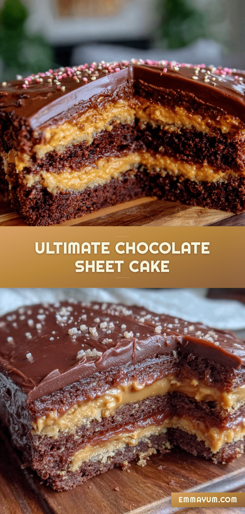 chocolate graduation sheet cake recipe