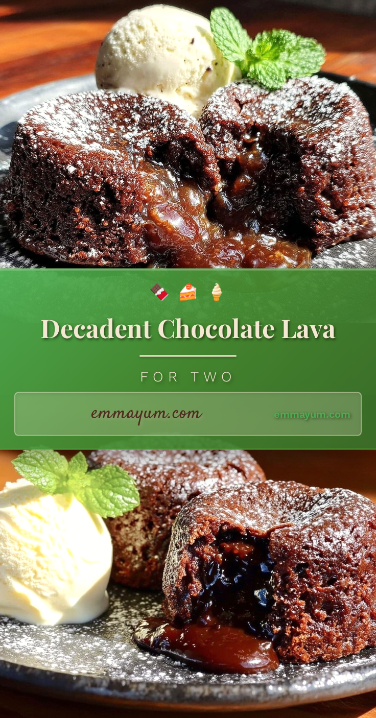 chocolate lava cake for two recipe