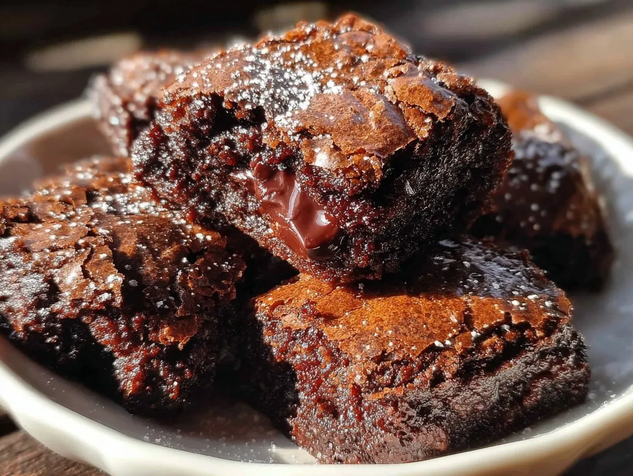 cozy one-bowl fudgy brownies preparation steps
