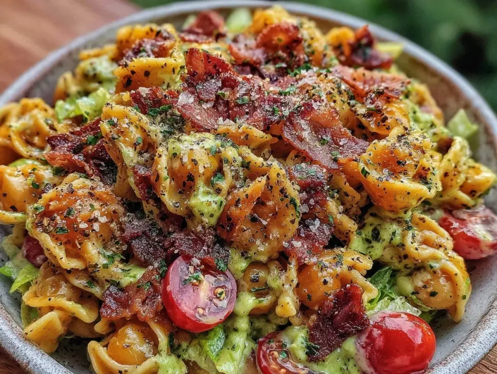 creamy BLT pasta salad - featured image