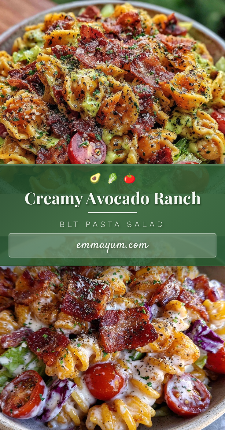 creamy BLT pasta salad recipe