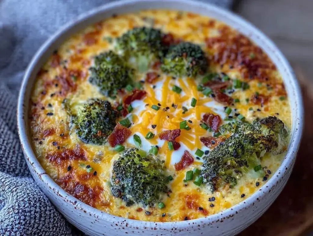 creamy broccoli cheese soup - featured image