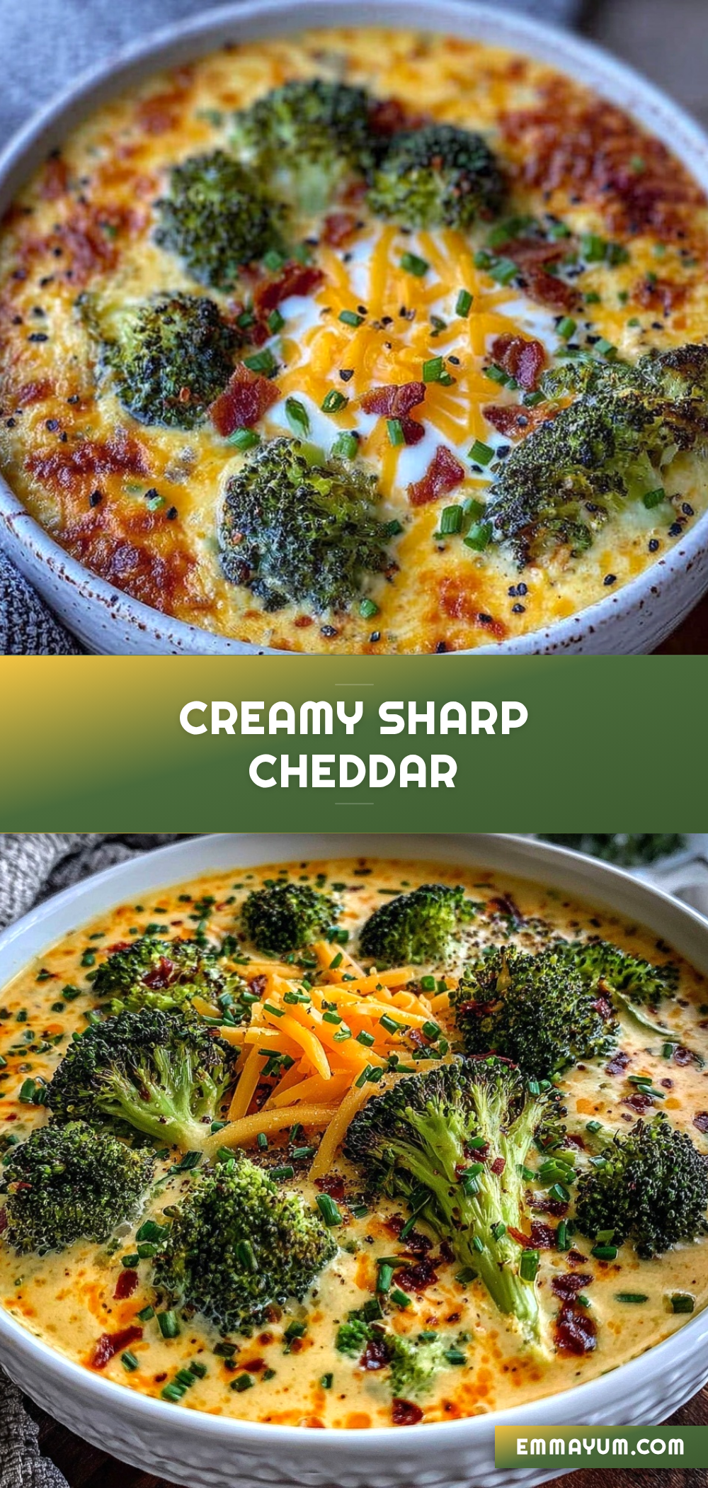 creamy broccoli cheese soup recipe