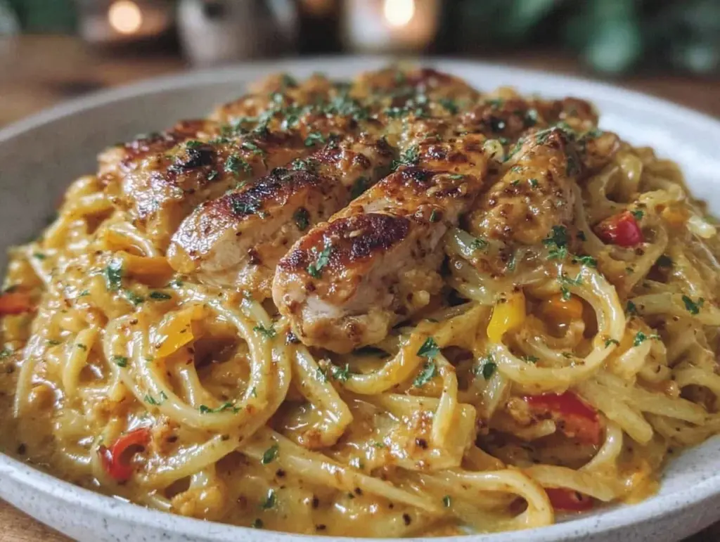 creamy cajun chicken pasta - featured image