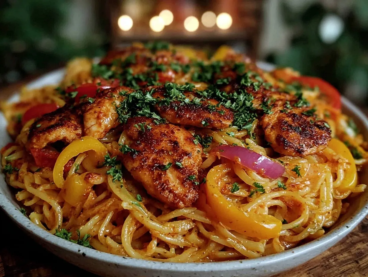 creamy cajun chicken pasta preparation steps