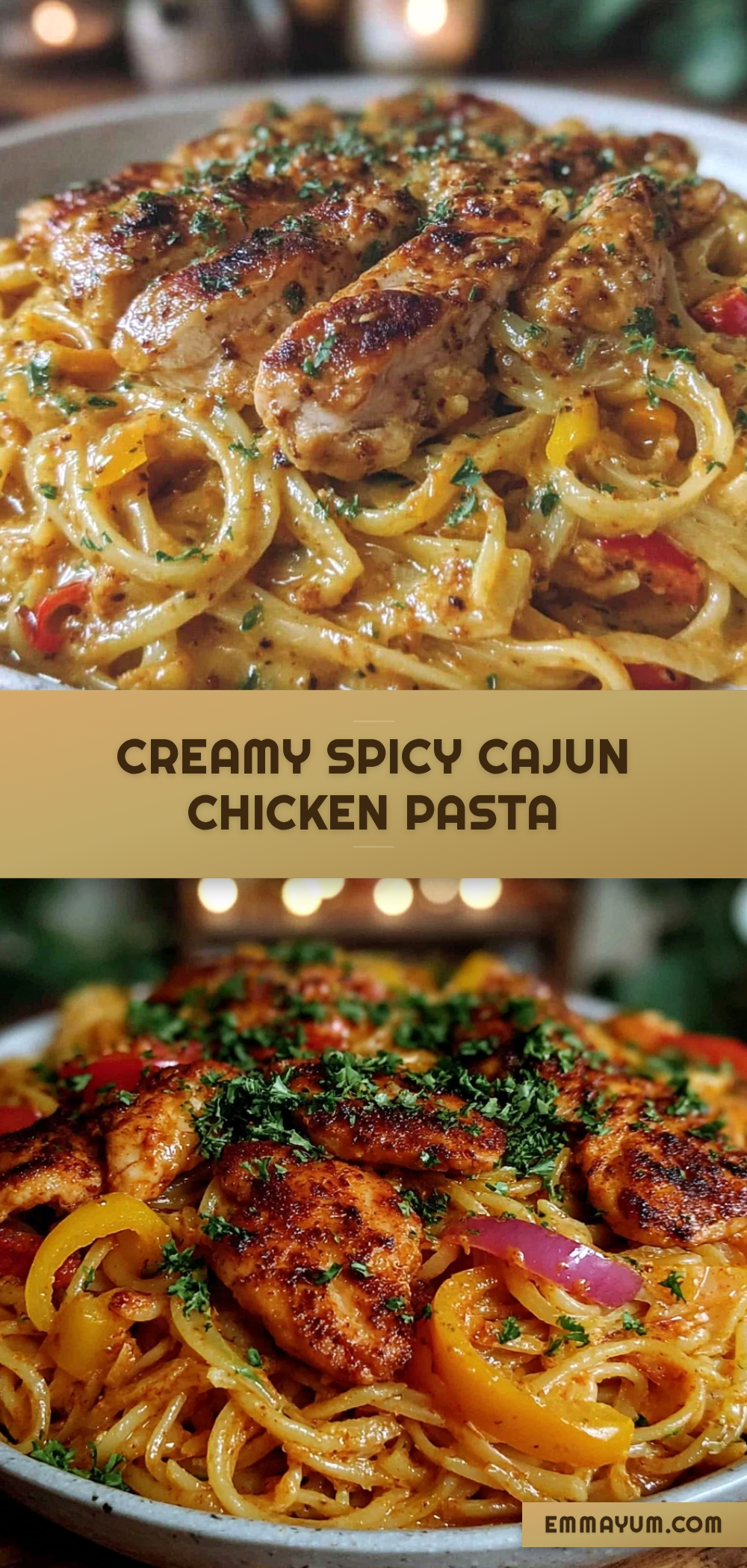 creamy cajun chicken pasta recipe
