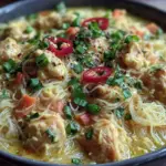 creamy coconut curry chicken soup - featured image