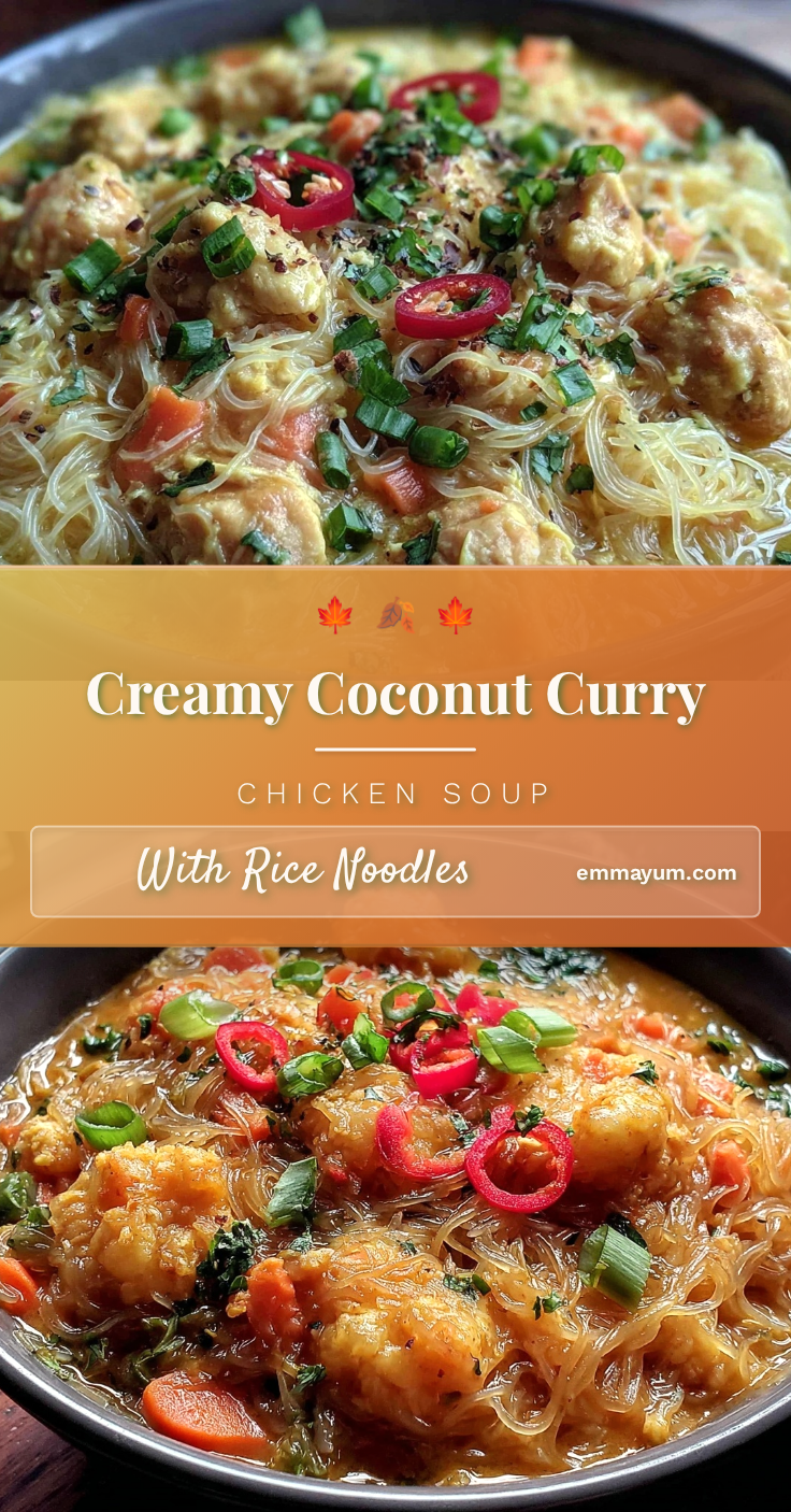 creamy coconut curry chicken soup recipe