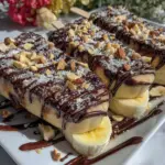 creamy frozen chocolate peanut butter banana pops - featured image