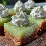 creamy key lime pie bars - featured image