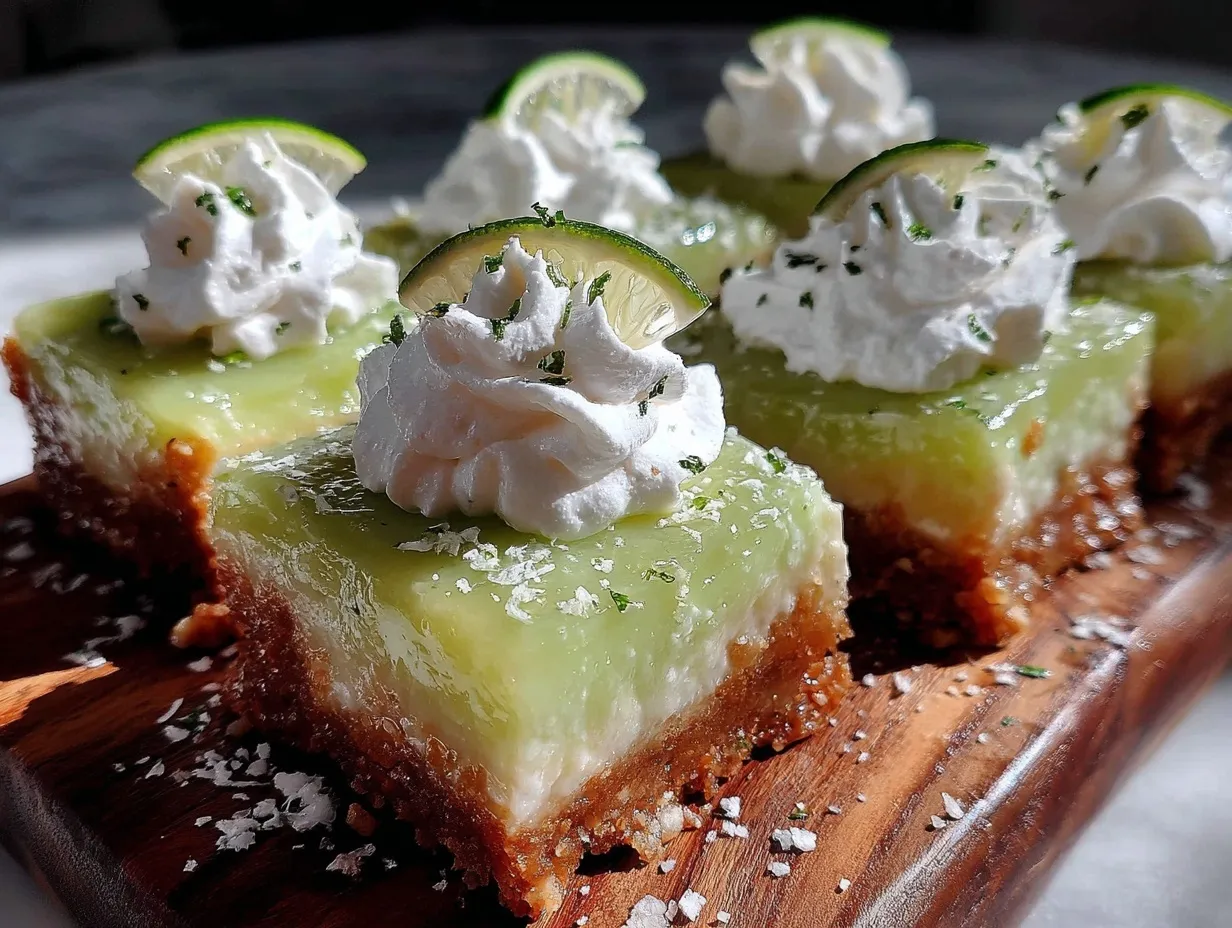 creamy key lime pie bars preparation steps
