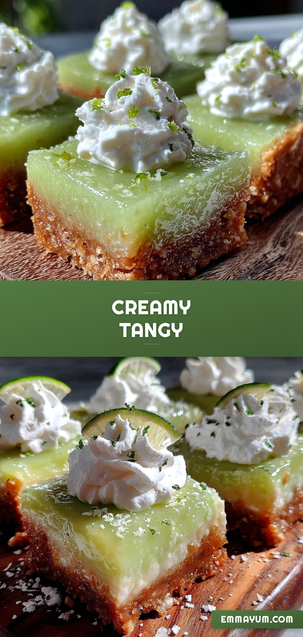 creamy key lime pie bars recipe
