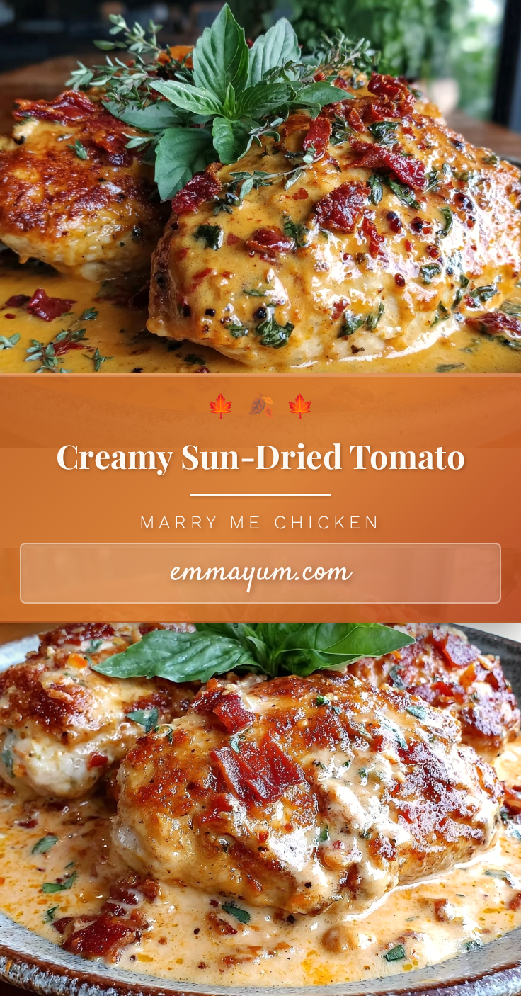creamy marry me chicken recipe