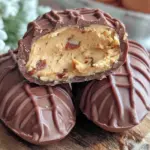 creamy no-bake peanut butter eggs - featured image