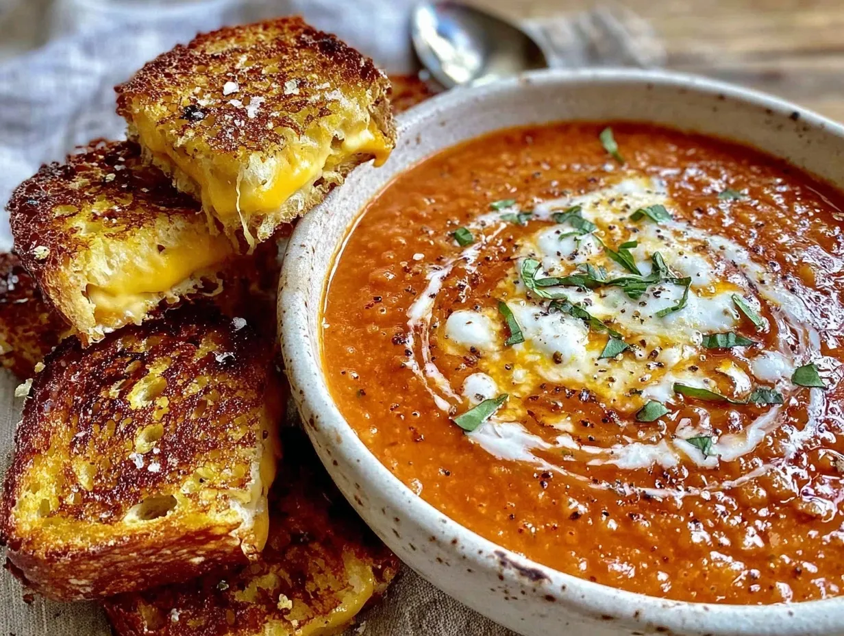 creamy tomato basil soup preparation steps