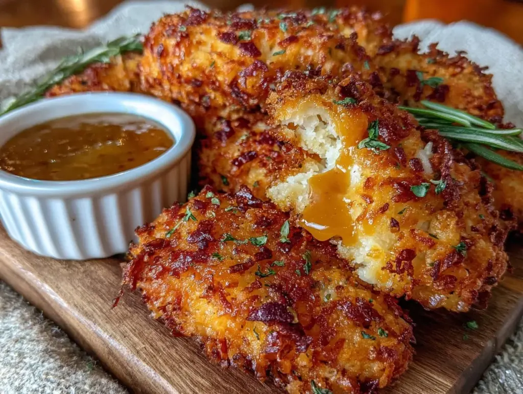 crispy air fryer chicken tenders - featured image