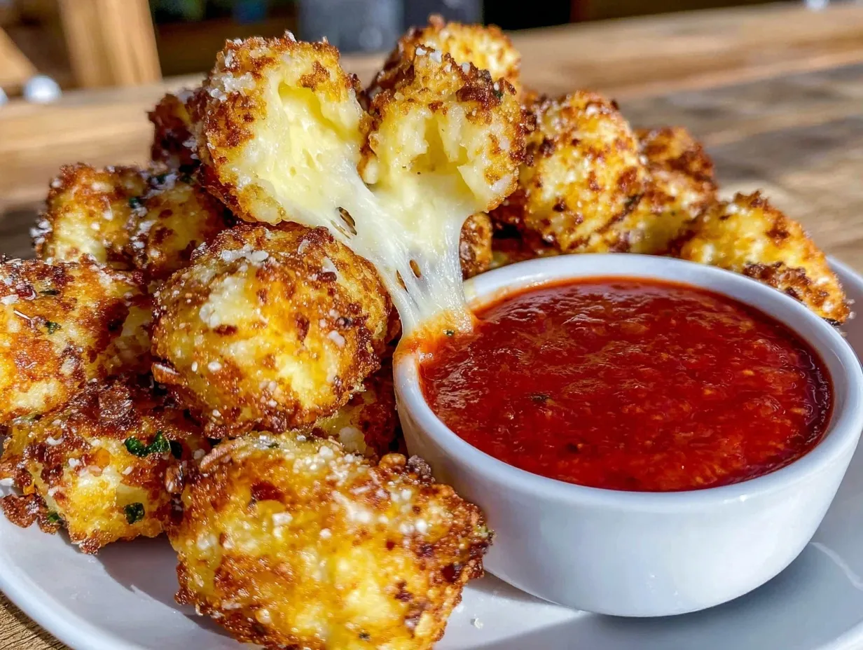 crispy air fryer mozzarella sticks preparation steps