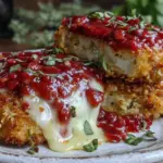 crispy baked chicken parmesan - featured image