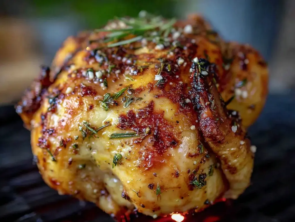 crispy beer can chicken - featured image