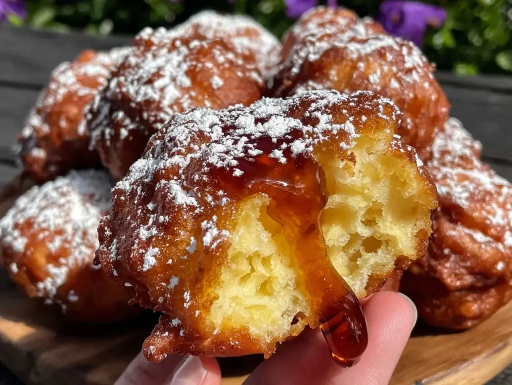 crispy dandelion fritters - featured image