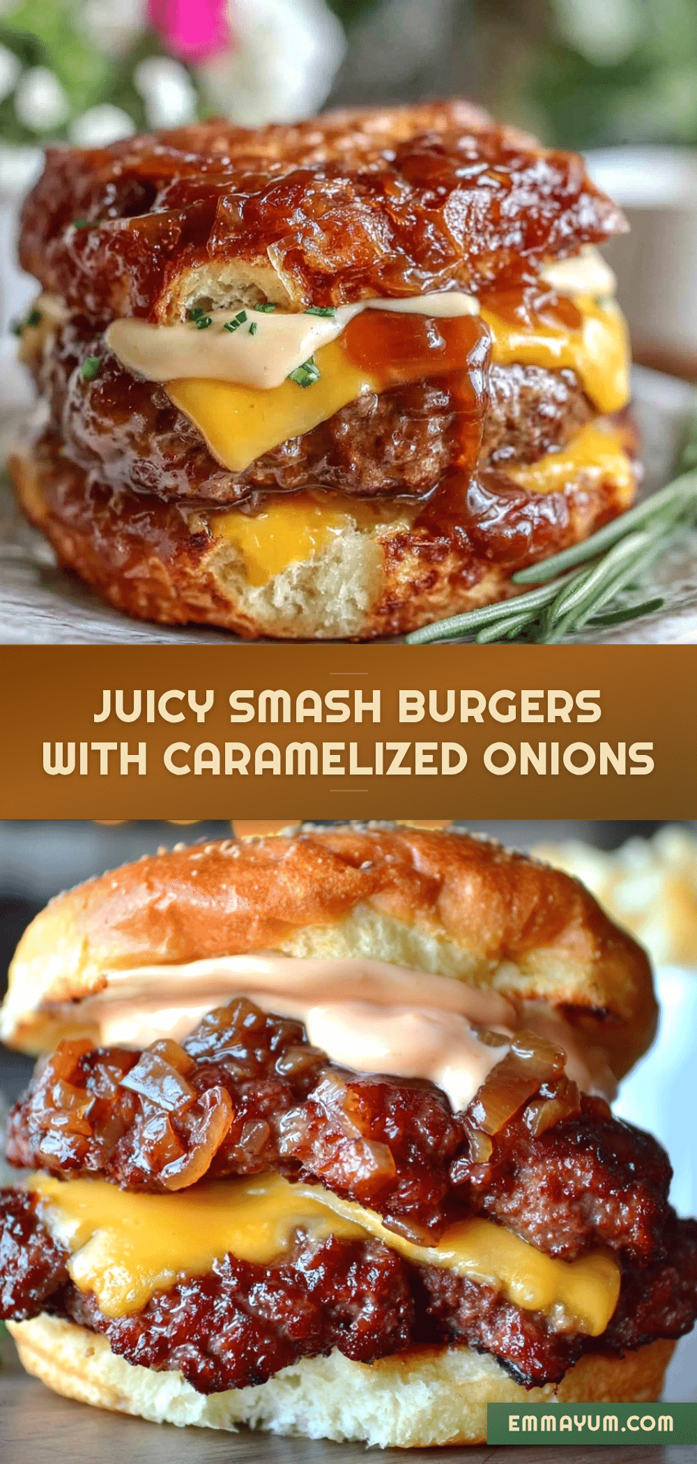 crispy smash burgers recipe