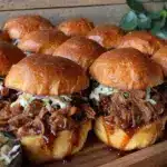 crockpot bbq pulled pork sliders - featured image