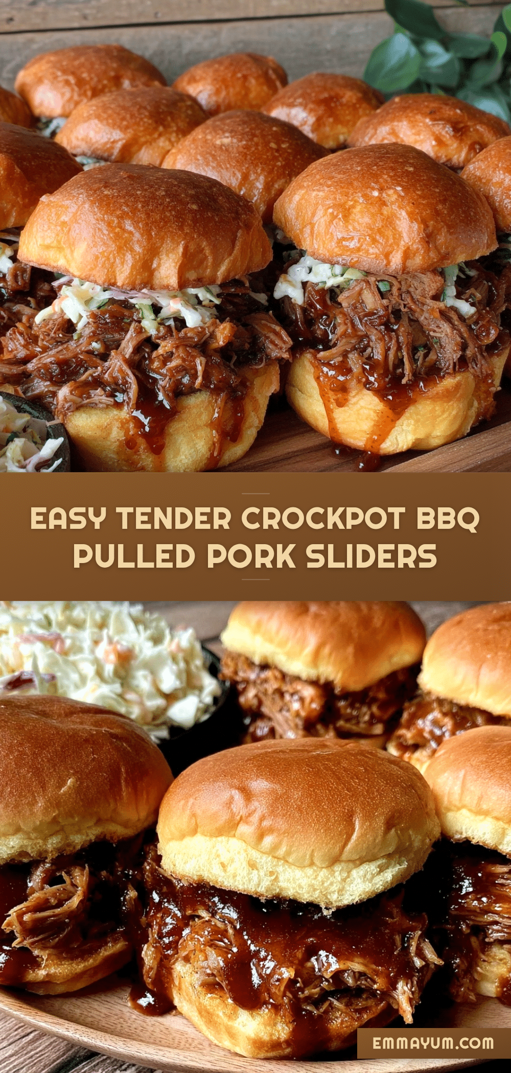 crockpot bbq pulled pork sliders recipe