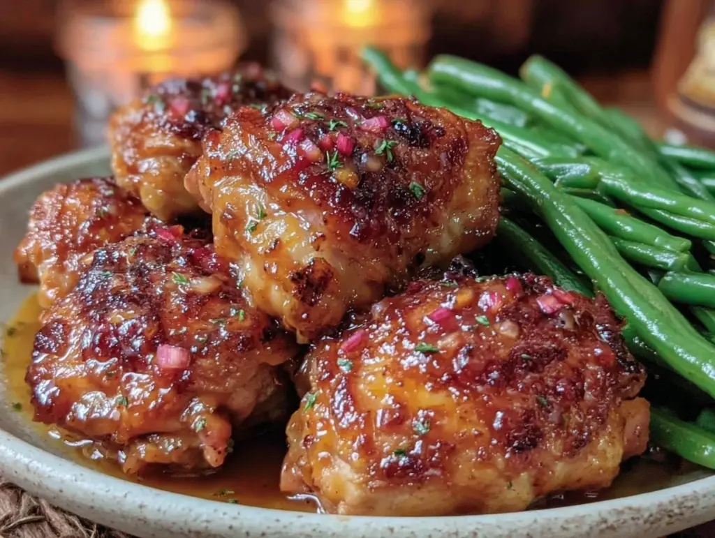 crockpot honey garlic chicken thighs - featured image